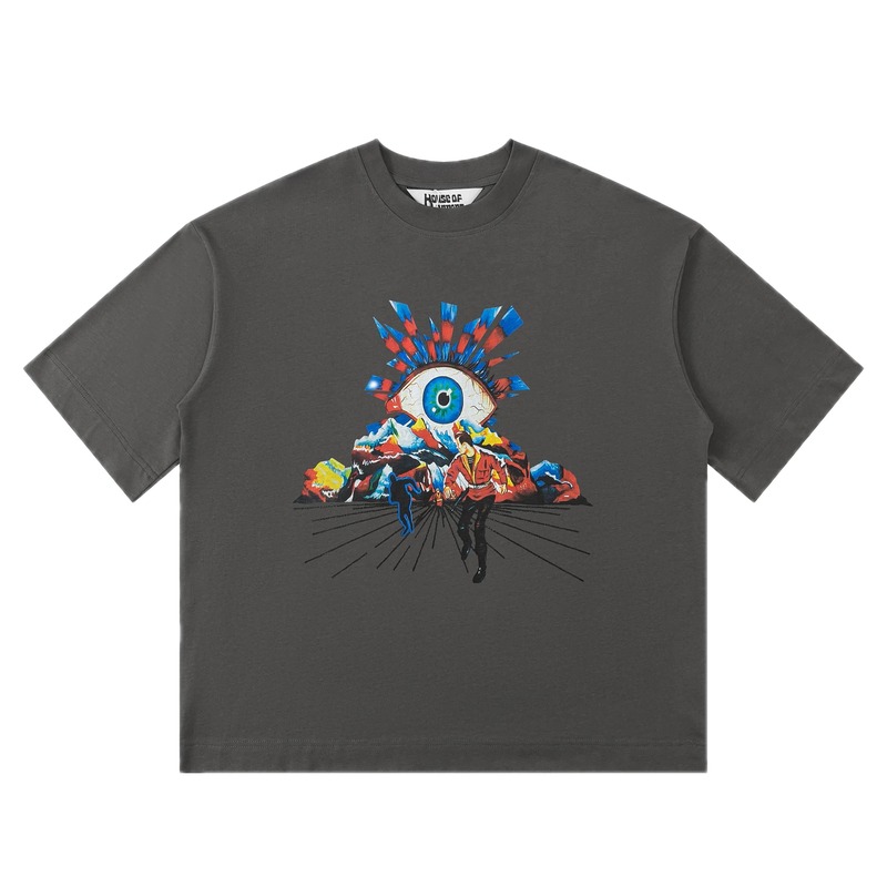House of Errors Grotesque Style Gray T-shirt