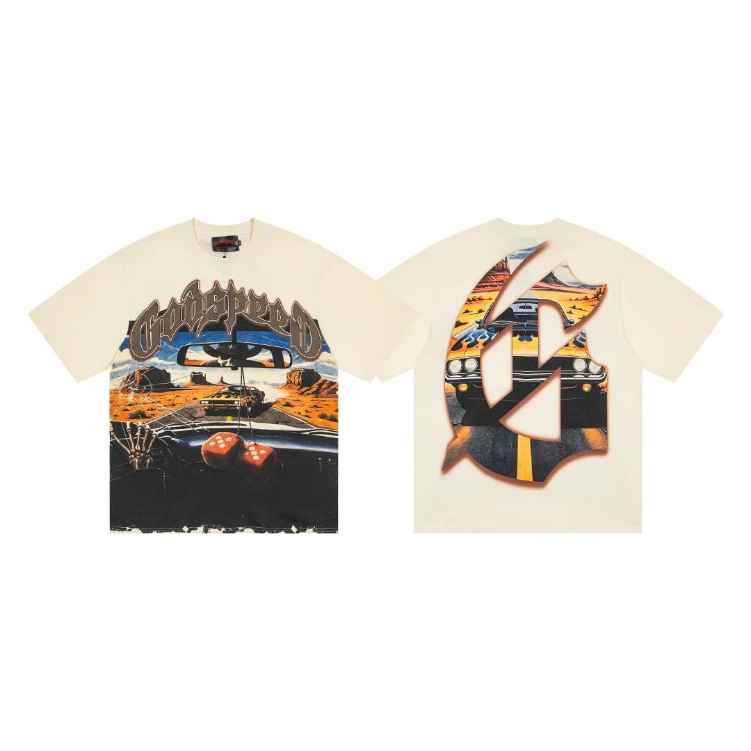 Godspeed Highway Style Off-white T-shirt