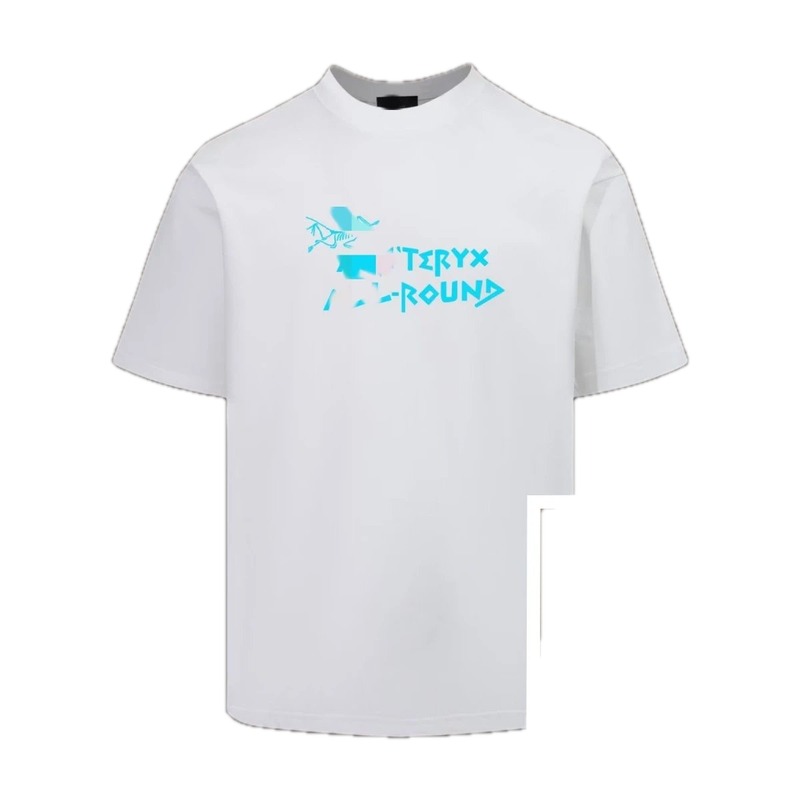Arc'teryx Printed Outdoor Style White Short-sleeve T-shirt