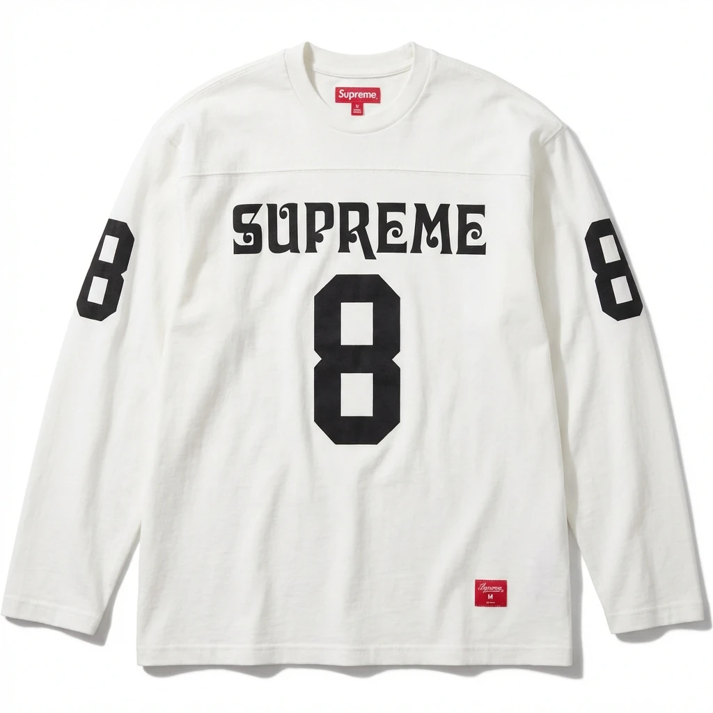 Supreme Digital Style White Sweatshirt