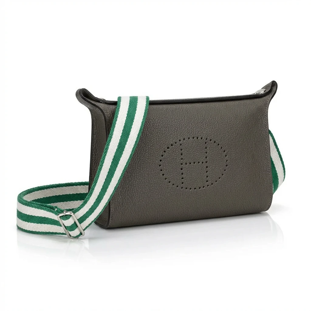 Hermes Constance retro-style grey bag