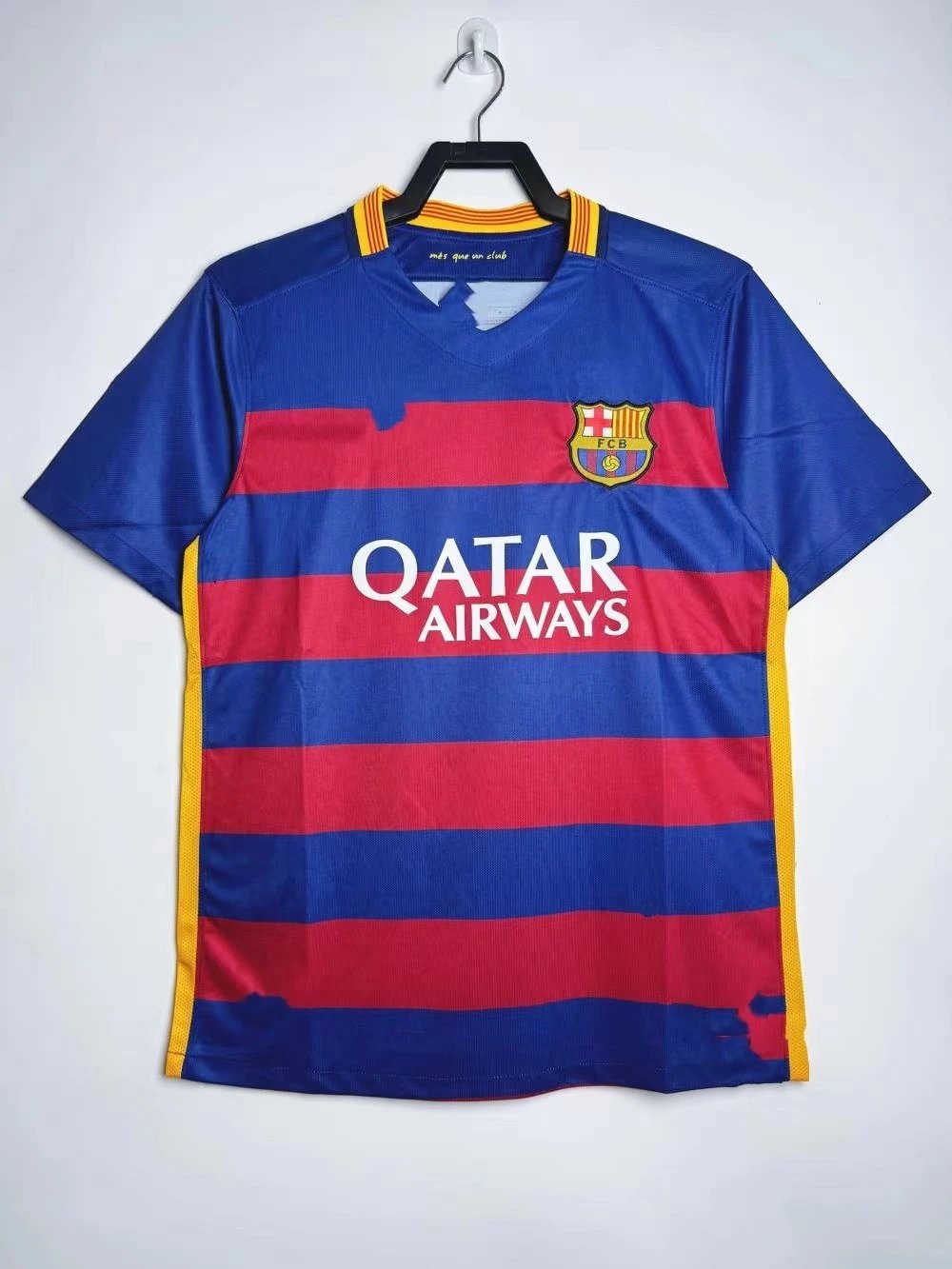 Barcelona Premium Style Retro soccer jersey Blue Red Barcelona for Minimal Outfits