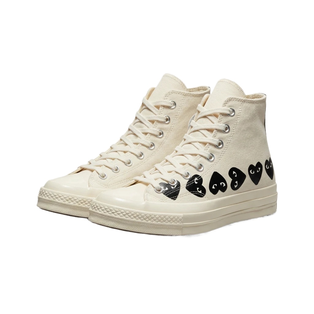 CDG Love High-top White Sneakers