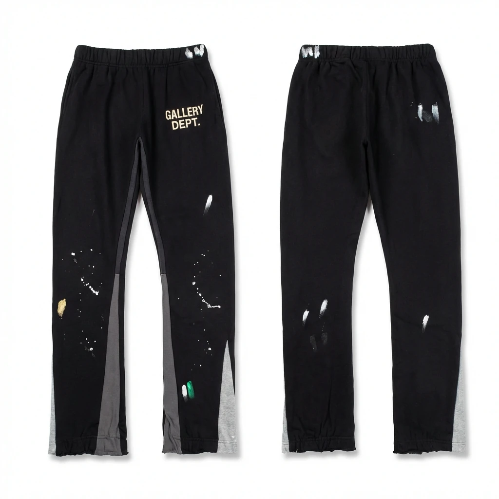 Gallery Dept Graffiti Style Black Long Pants