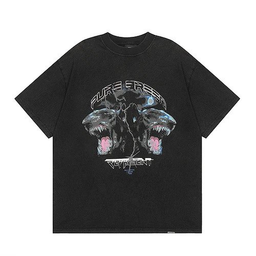 Represent Black Style 812 Owners Club T-Shirt Visual Accent Logo