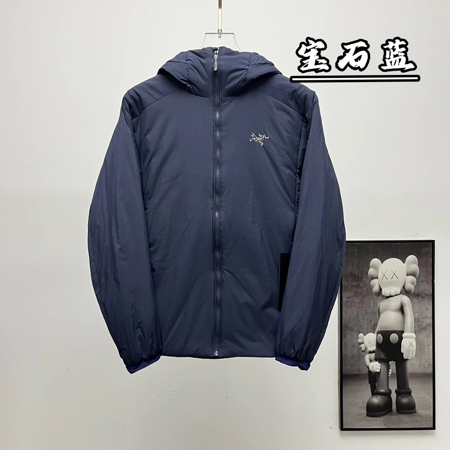 Hooded Cut Navy Arc'teryx Technical Shell Jacket