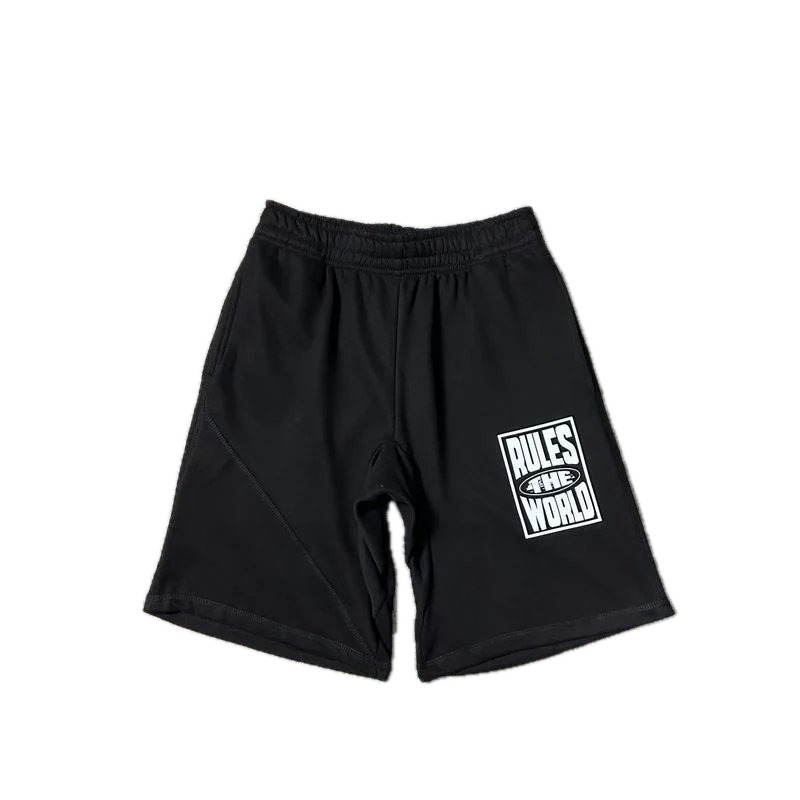 Corteiz Rule World Style Black Shorts