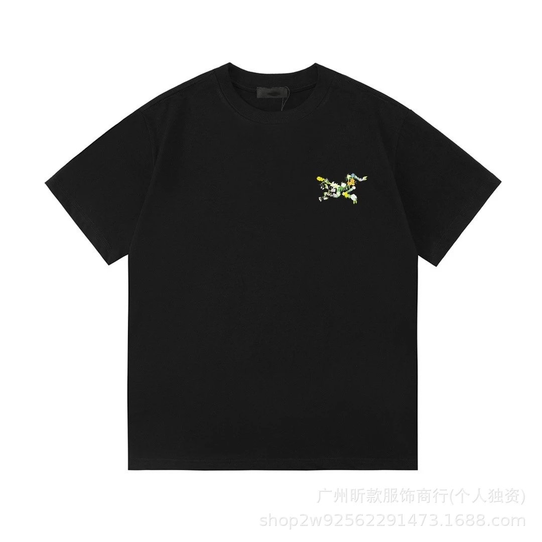 Arc'teryx Floral Print Street Style Black T-Shirt