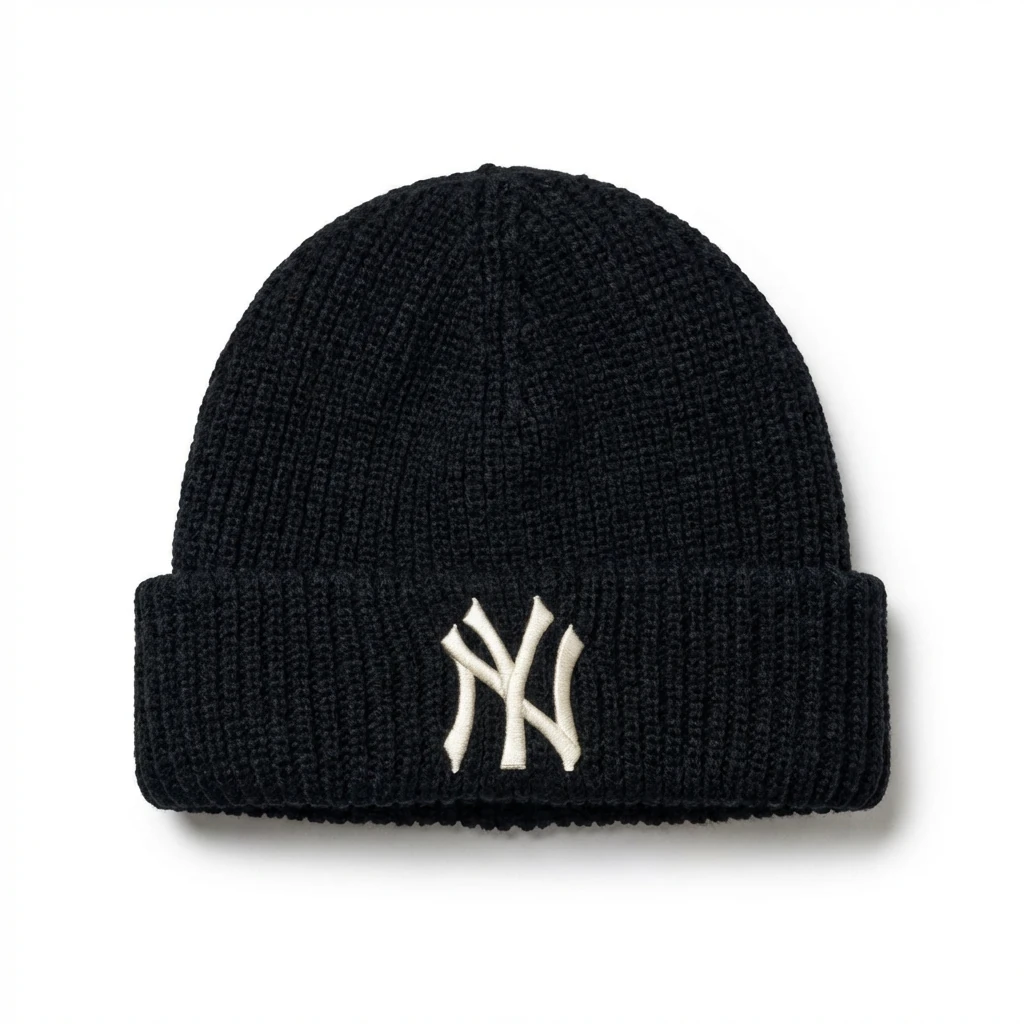 MLB classic black knitted hat