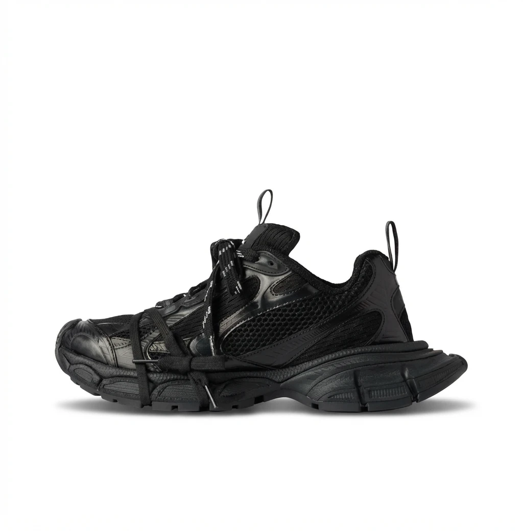 Balenciaga retro black sneakers