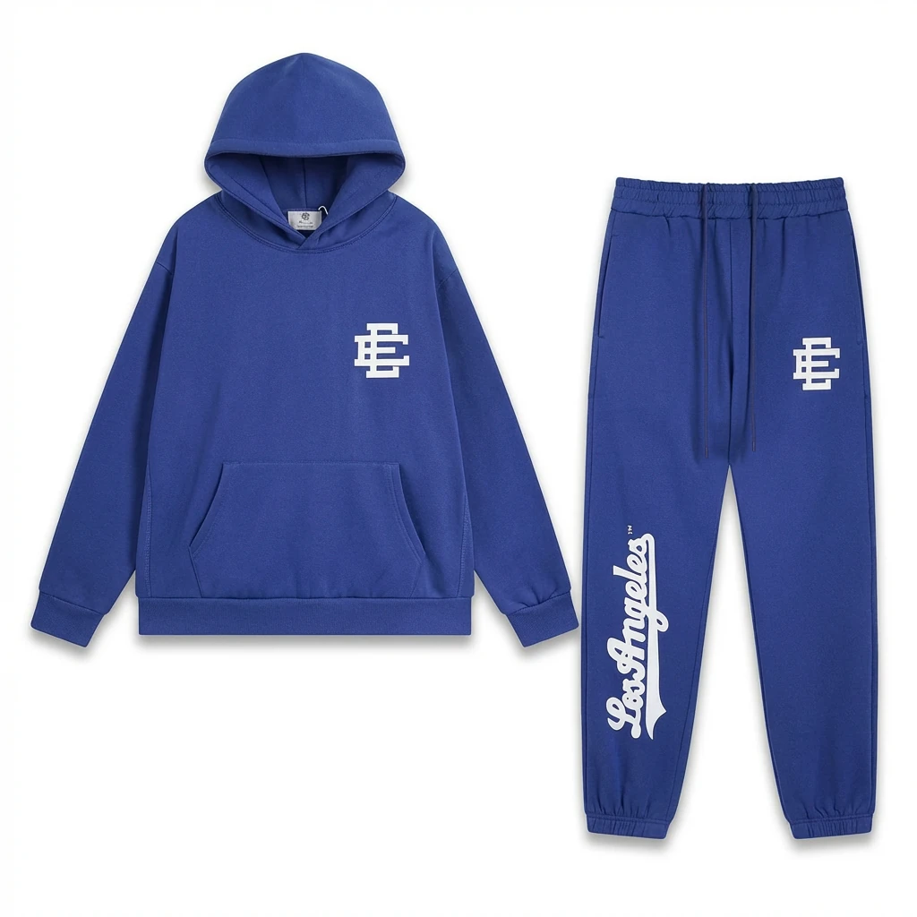 Eric Emanuel sporty blue suit