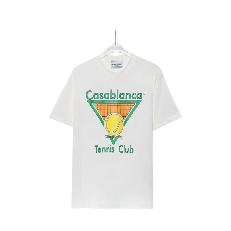 Casablanca Tennis Style White T-shirt