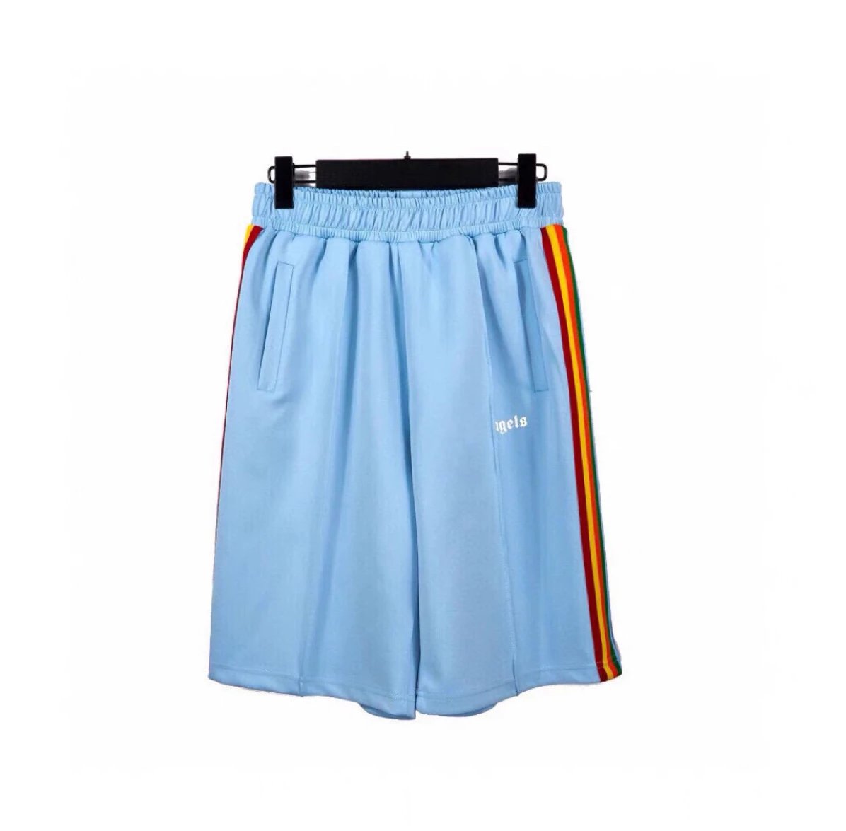 Palm Angels Gift Ready Track shorts Black Side Stripe with Standout Detail