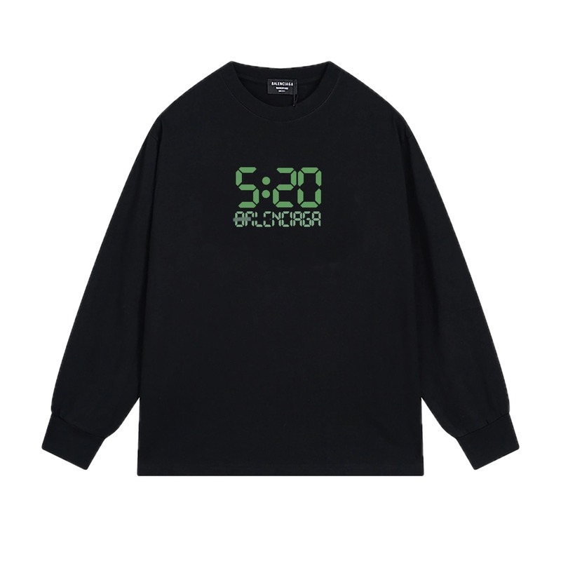 Balenciaga digital style black sweatshirt