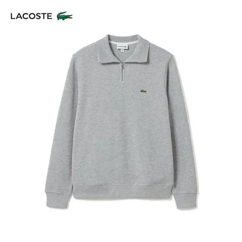 Lacoste Casual Quarter-zip sweatshirt Black Quarter Zip for Streetwear Looks