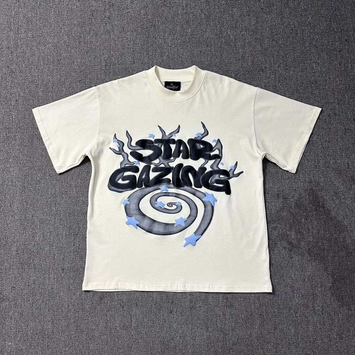 Broken Planet Travel Graphic T-shirt White Cotton Bold with Soft Visual Tone