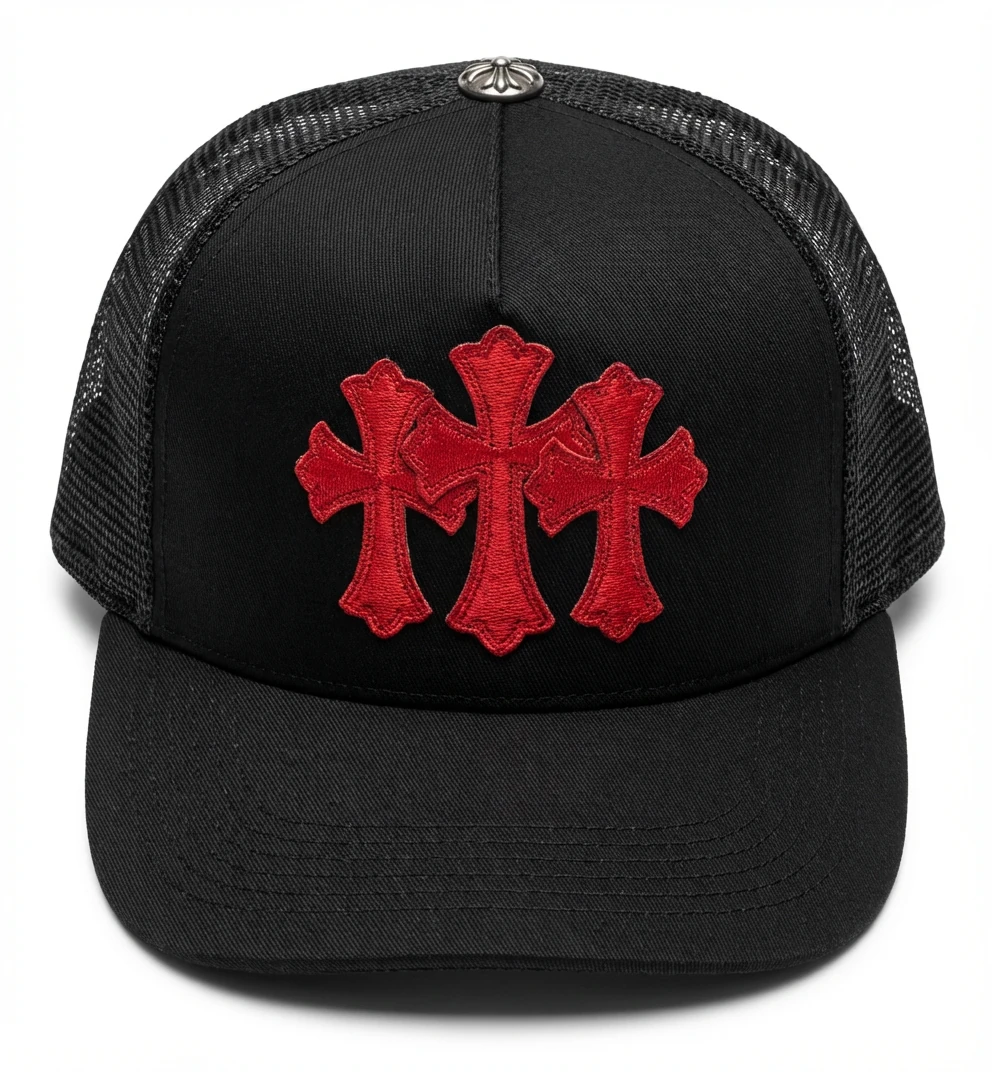 Chrome Hearts Cross Cool Black Hat