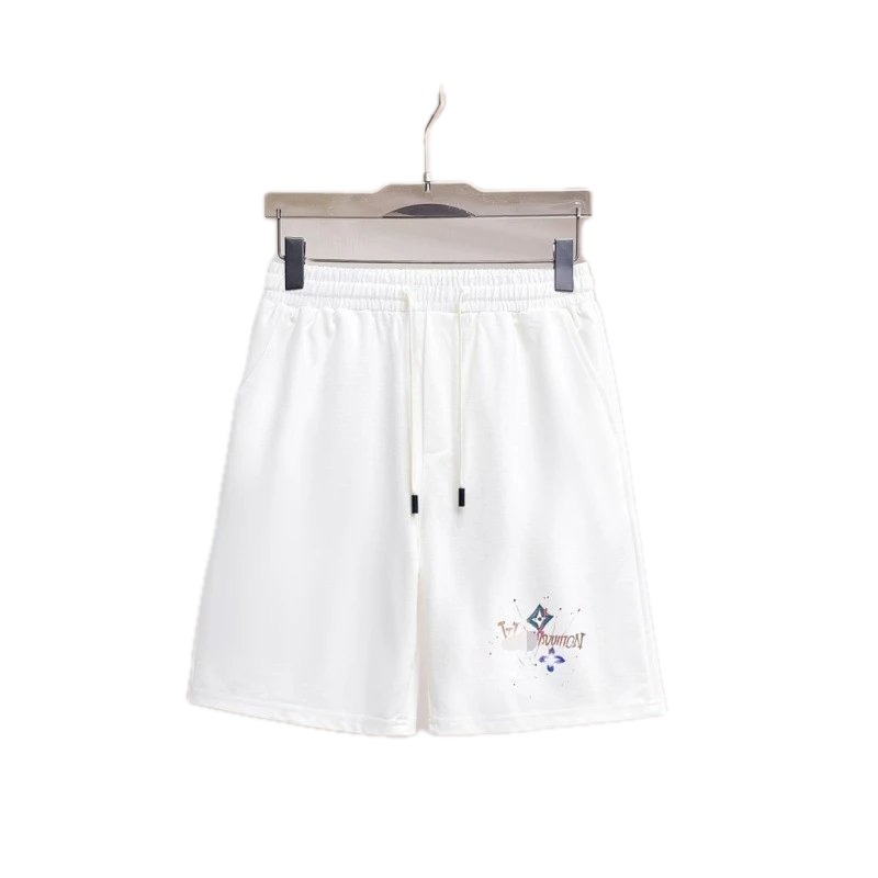 Louis Vuitton Printed Casual Style White Shorts