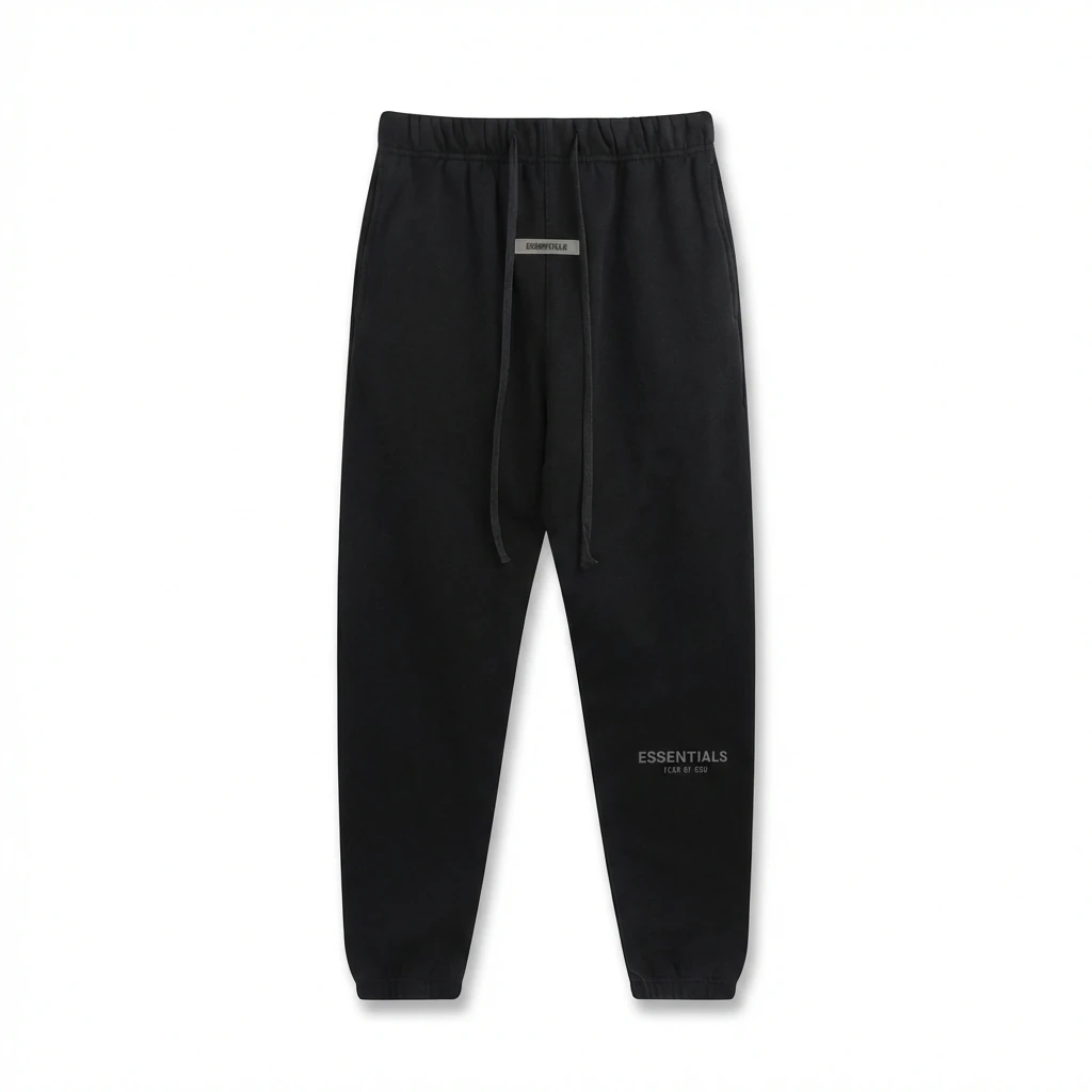ESSENTIALS Basic Black Sweatpants