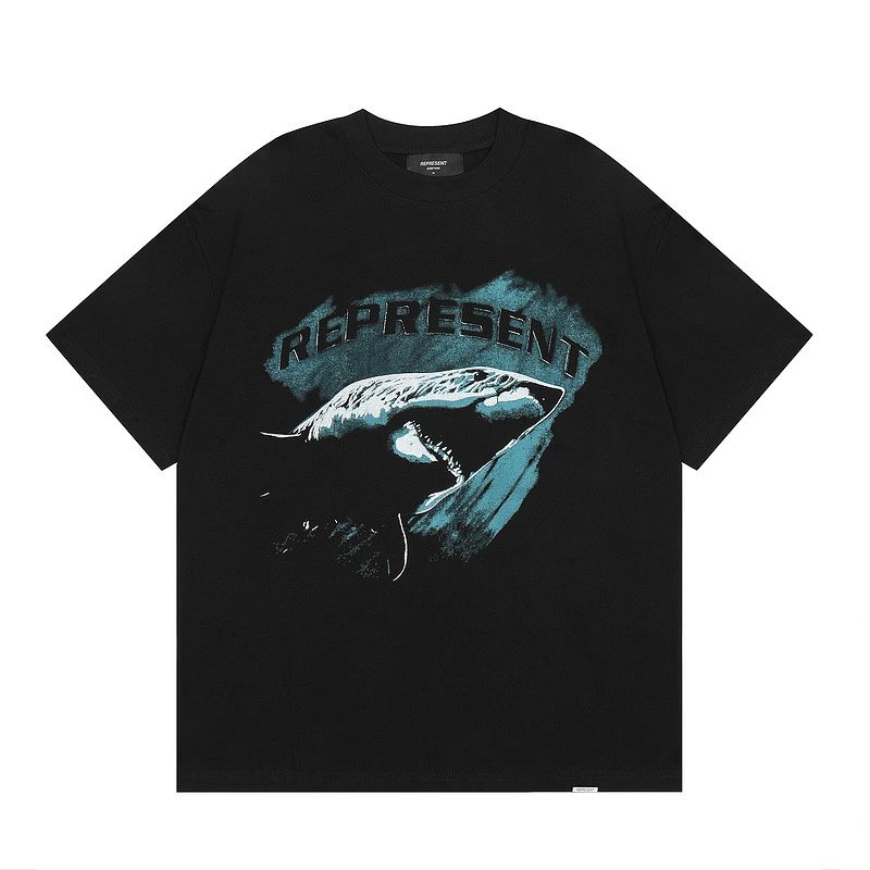Represent Black Style 830 Owners Club T-Shirt Downtown Style Logo