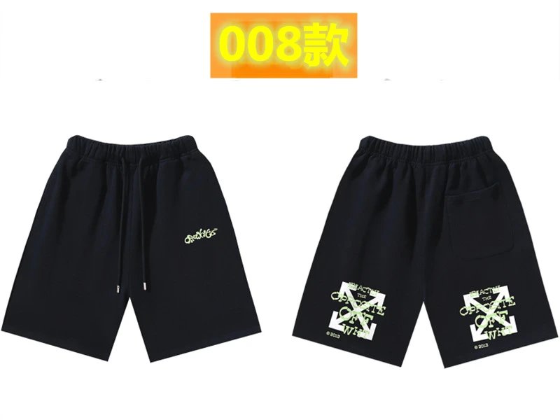 Off-White Style 008 Trendy Black Shorts