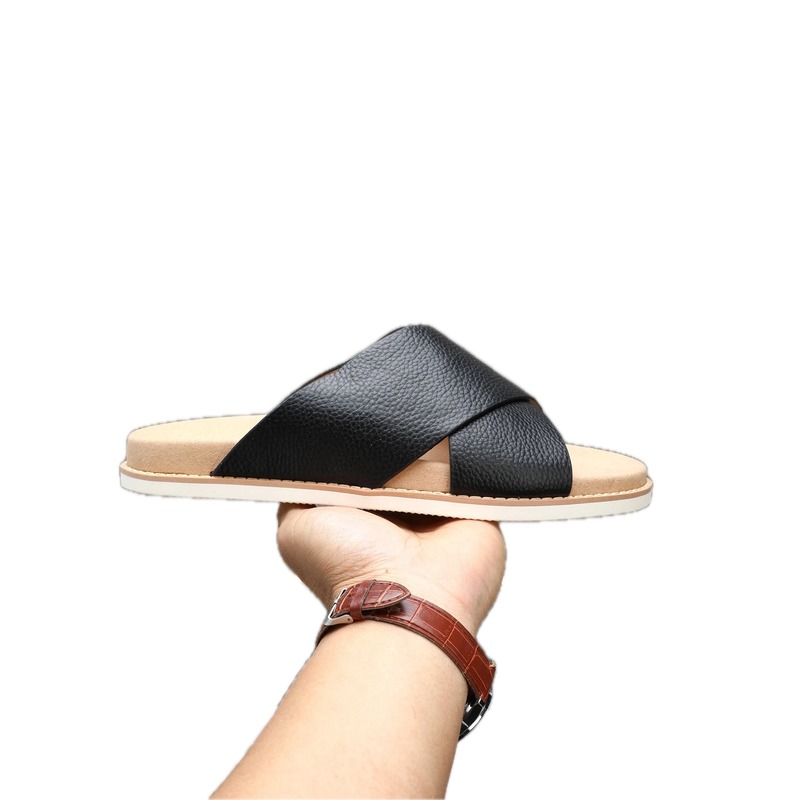 Brunello Cucinelli Casual-style Black Slide Sandals