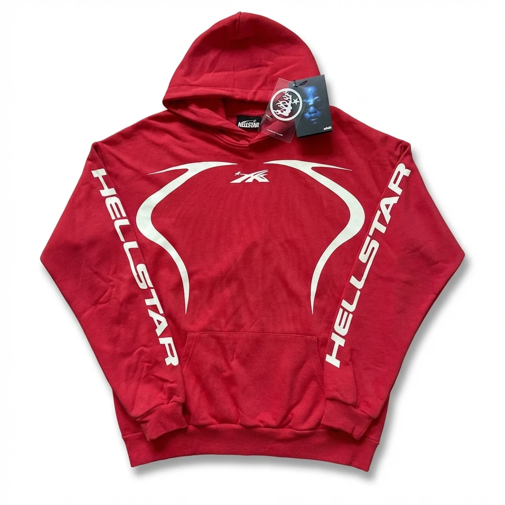 Hellstar Trendy and Cool Style Red Sweatshirt