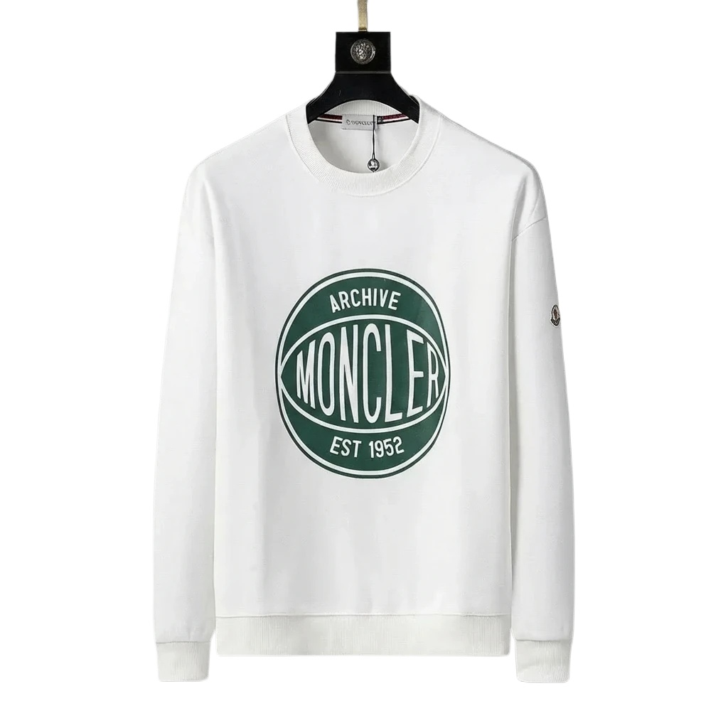 Moncler Archive Retro White Sweatshirt