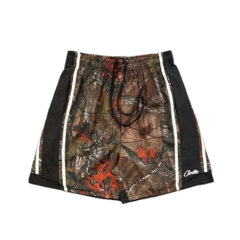 Corteiz Street Style Maple Camouflage Casual Shorts