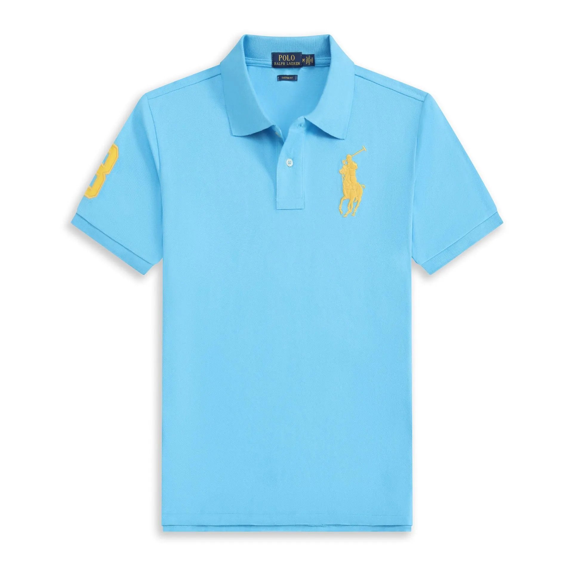 Ralph Lauren Polo series blue short-sleeved shirts