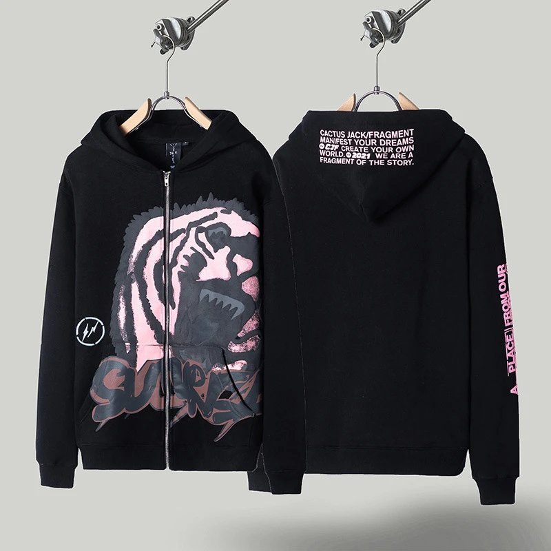 Travis Scott Resort Graphic hoodie Green Printed Graphics for Travel Looks