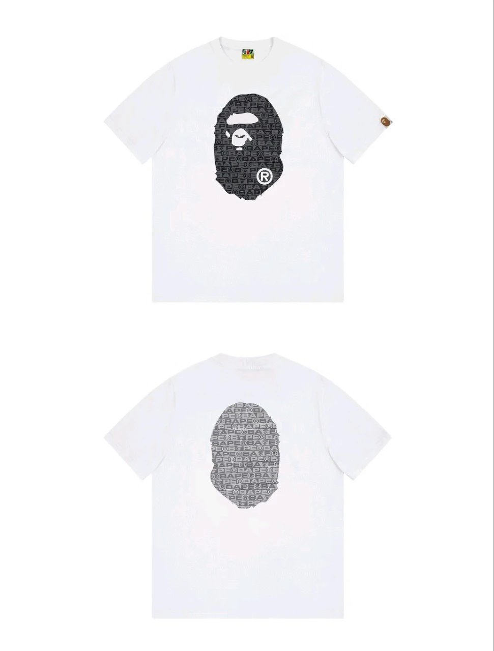 Bape Ape Head Simple White T-shirt