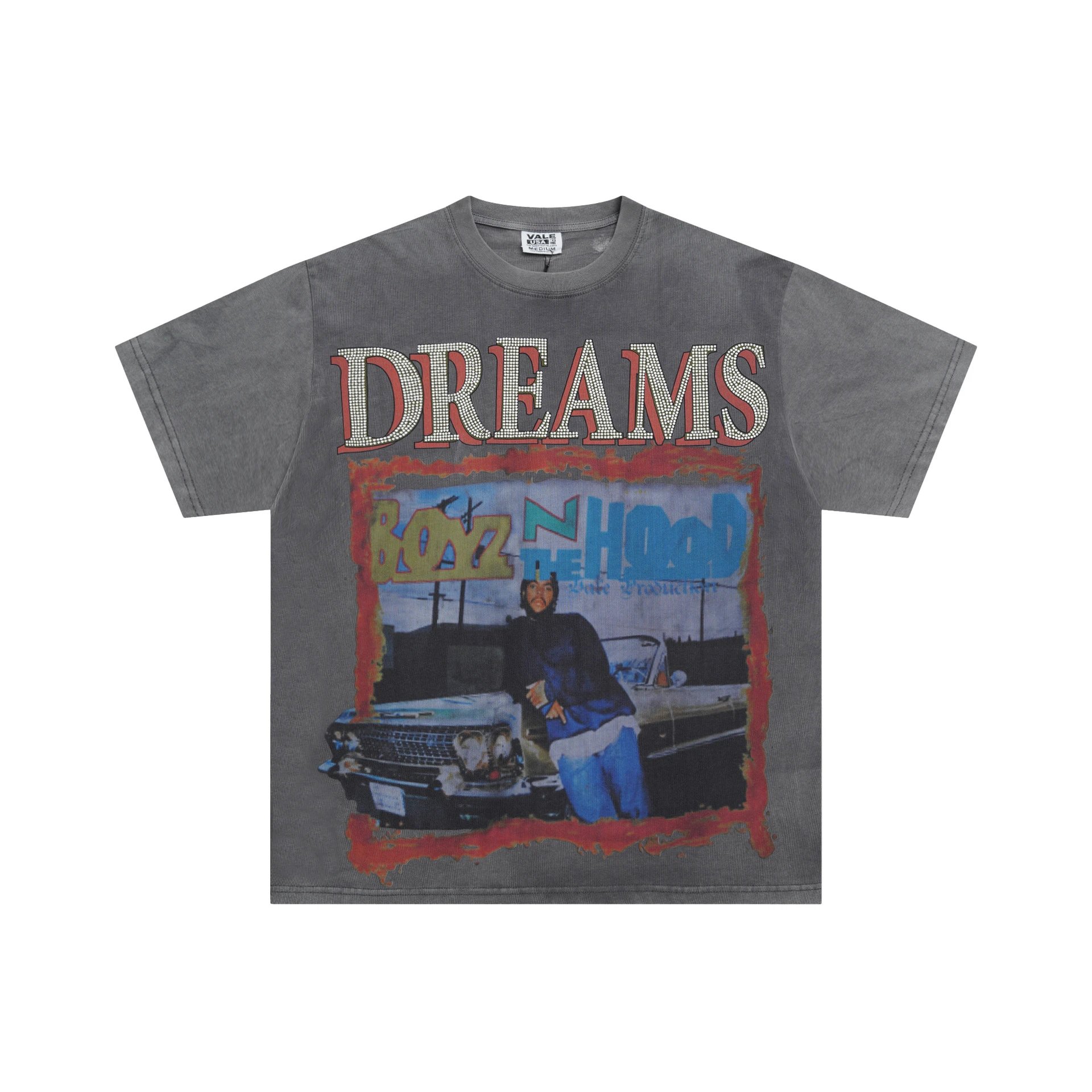 Valley Dreams American Retro Smoky Gray T-Shirt