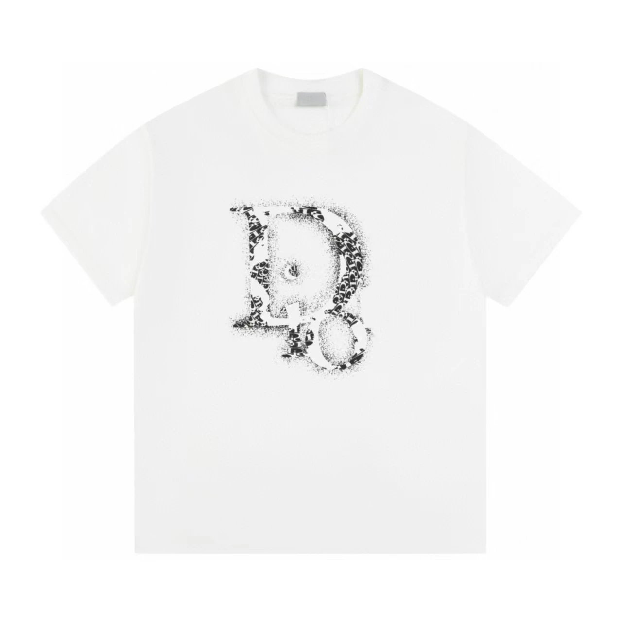 Dior Minimalist Monogram White Short-sleeved T-shirt