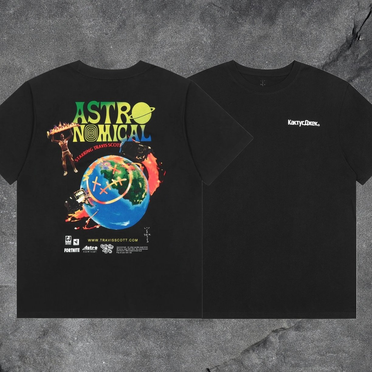 Denim Tears 2031-64 Black Style 3164 Graphic T-Shirt Coffee Run