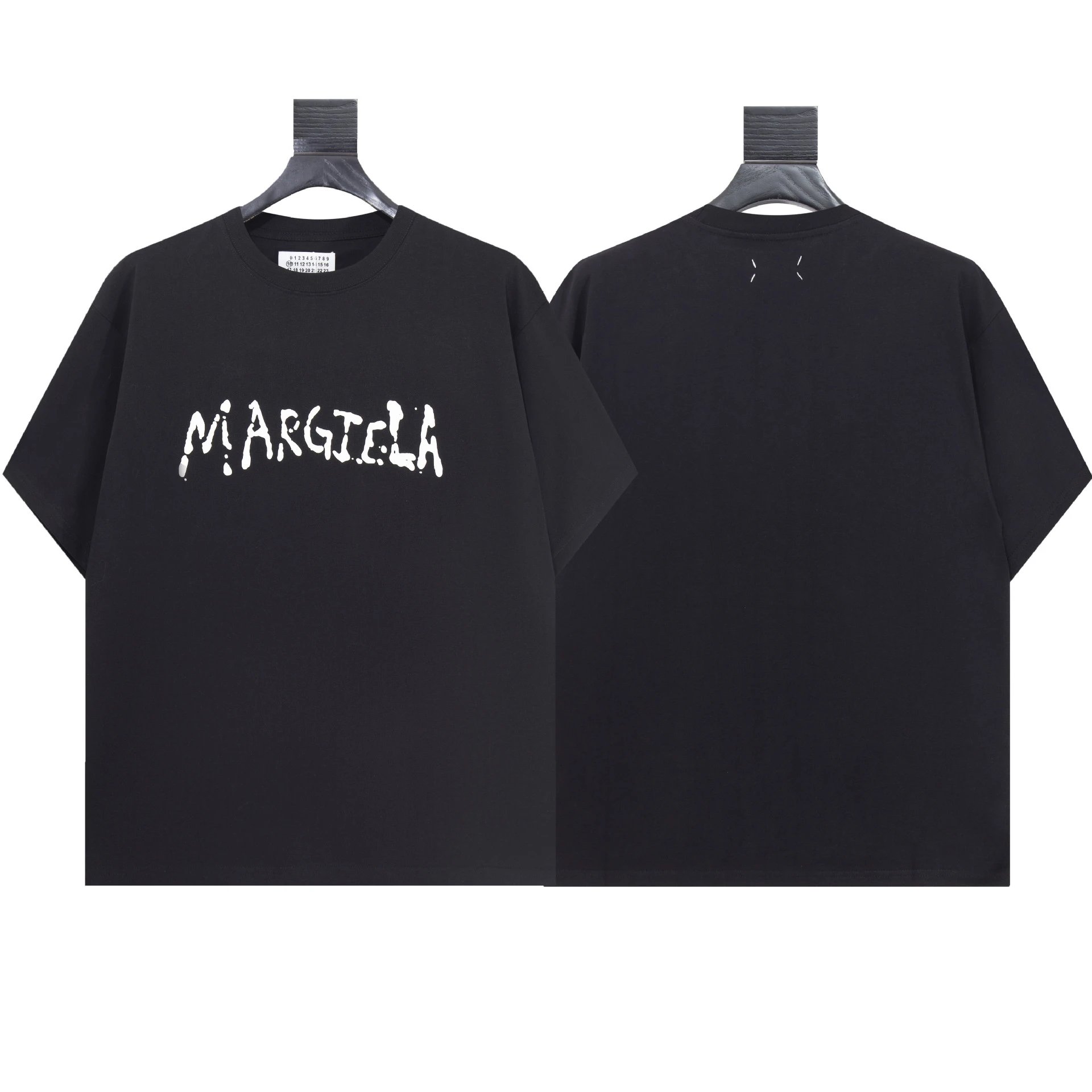 Maison Margiela Graffiti High Street Black Short-sleeve T-shirt