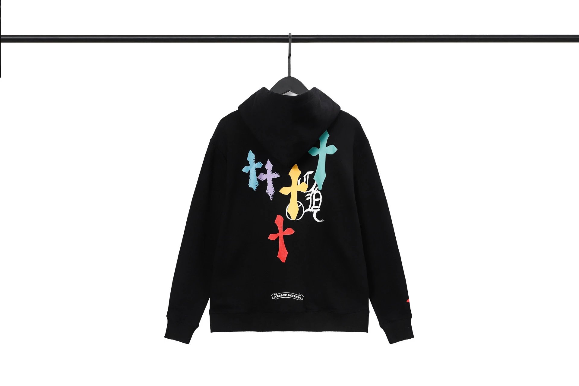 Chrome Hearts 2089-57 Black Cross Graphic Hoodie Bold Graphic