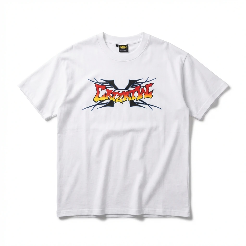 Corteiz X Series Trendy and Cool Style White T-shirt