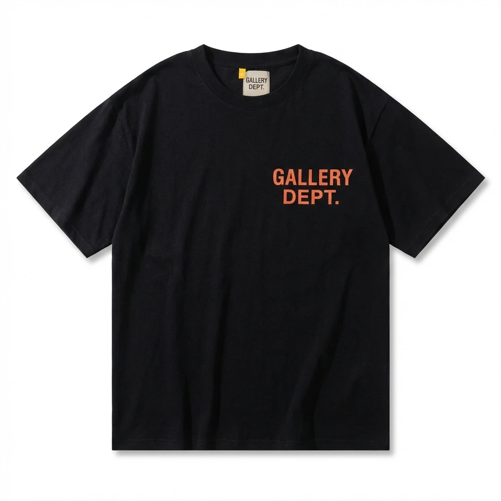 Gallery Dept. Simple Style Black T-shirt