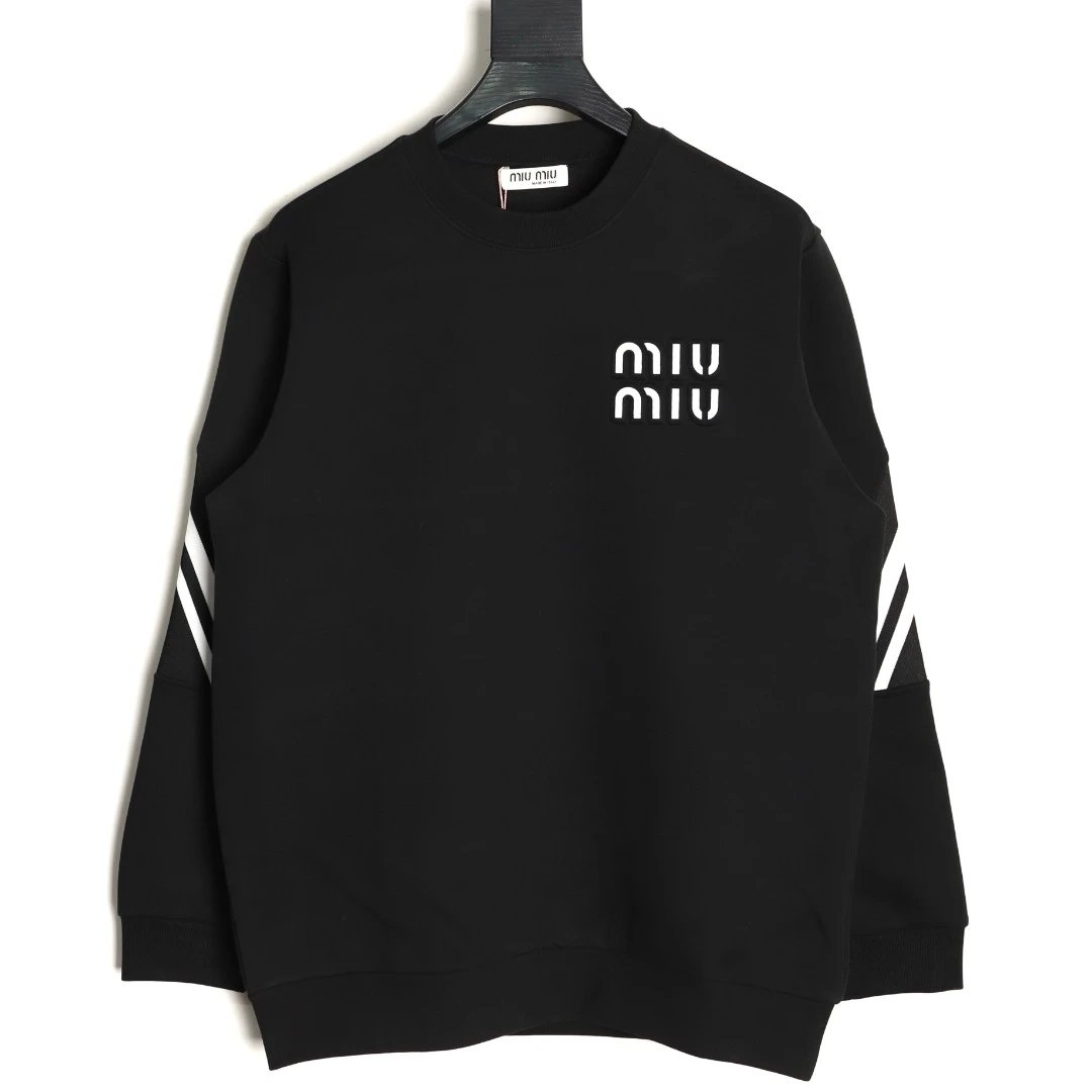 Sweatshirt by Miu Miu with Black Sweatshirt with White Miu