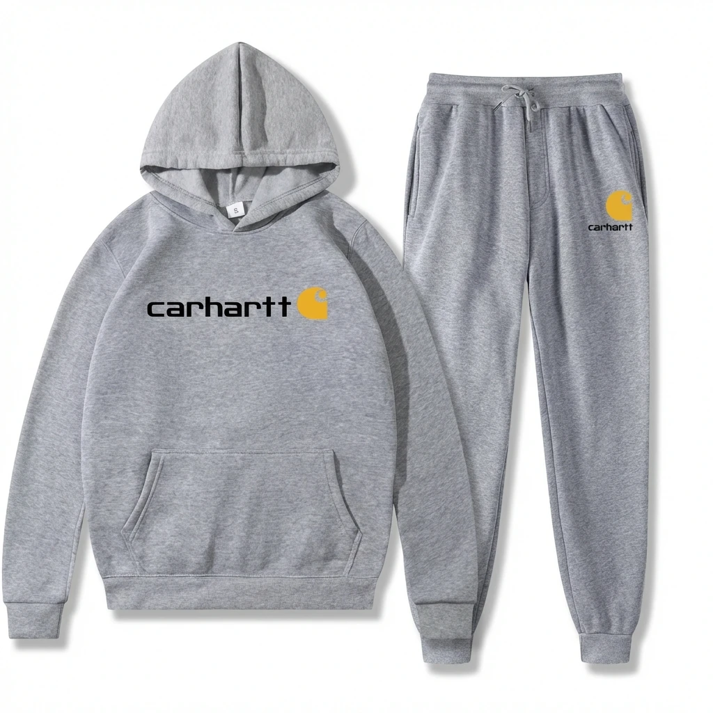 Carhartt classic grey sweatshirt set