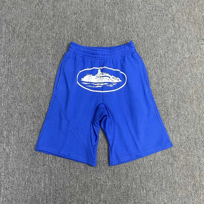 Corteiz Cruise Print Blue Shorts