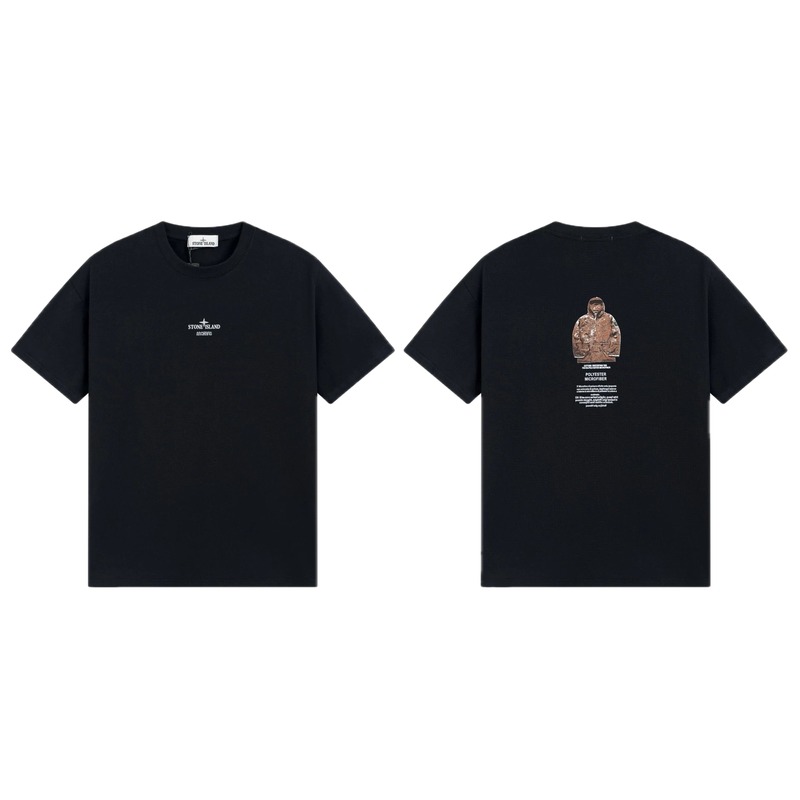 Stone Island Archive Series Street Style Black T-Shirt
