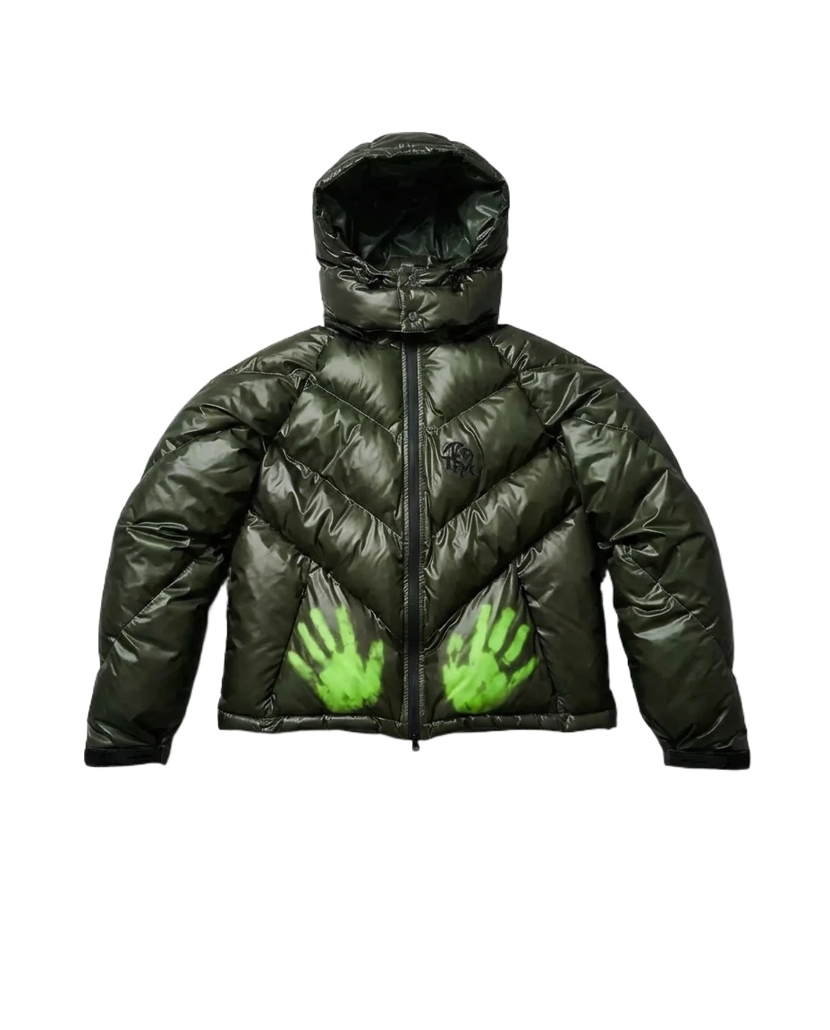 Mertra trendy brand luminous green down jacket