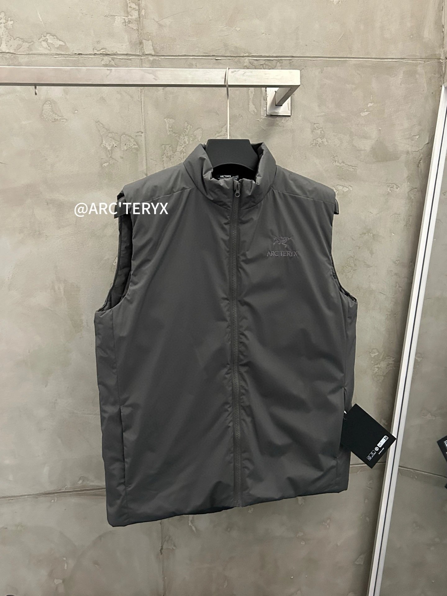 Arc'teryx Technical Shell Vest Wardrobe Edit in Gray