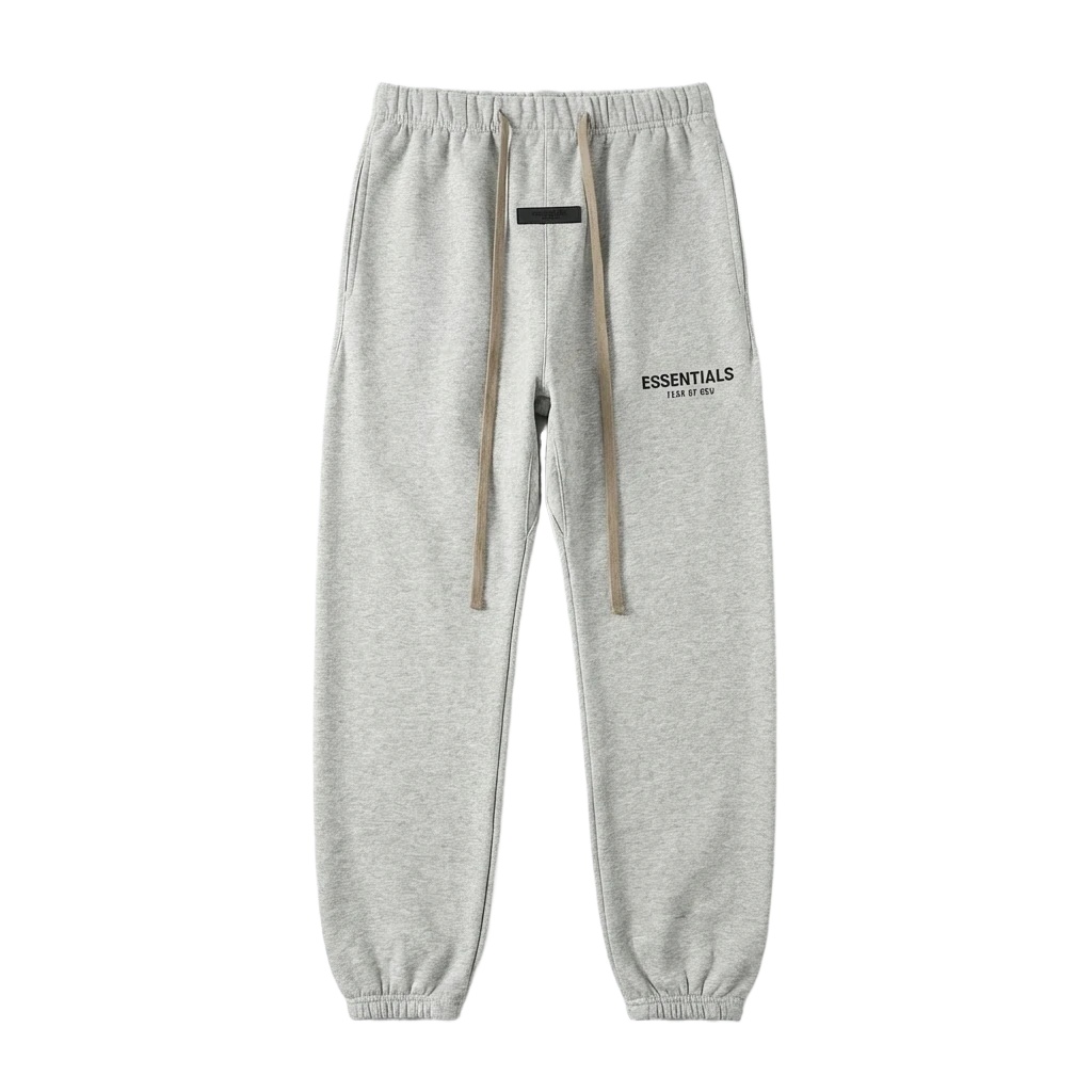 ESSENTIALS Trendy Brand Light Gray Sweatpants