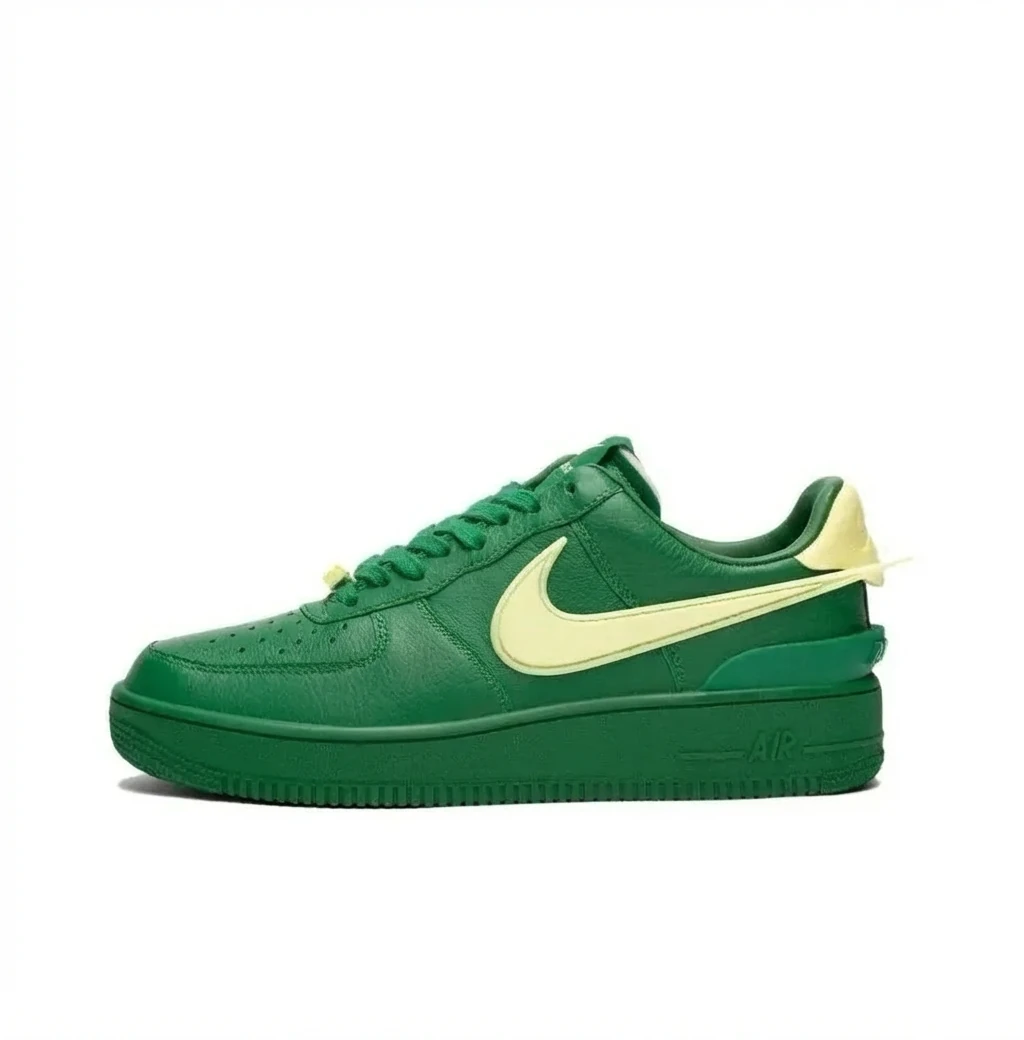 Nike Air Force 1 green sneakers