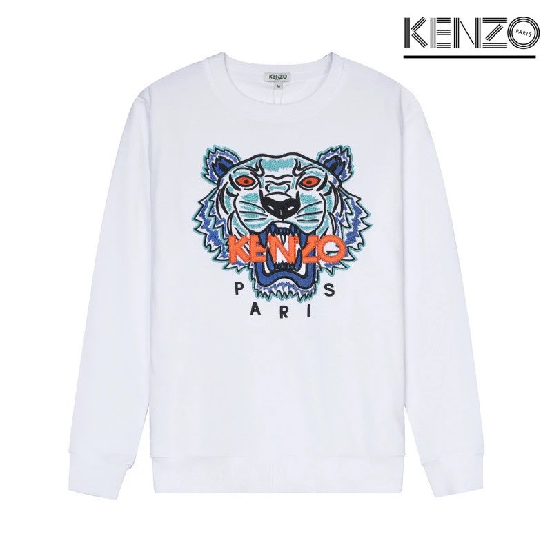 Kenzo Style Kc16 Tiger SweatShirt Coffee Run Graphic