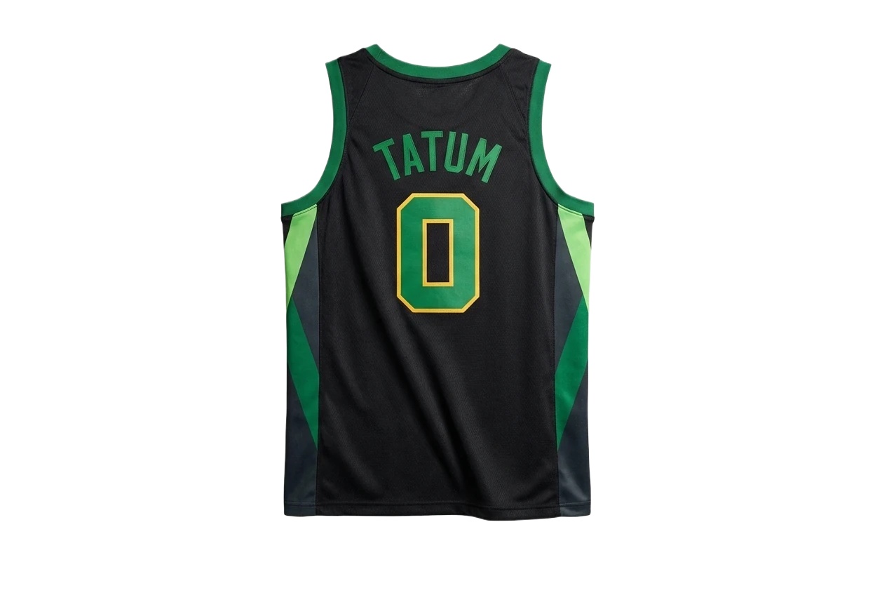 Tatum series black and green trendy brand jerseys