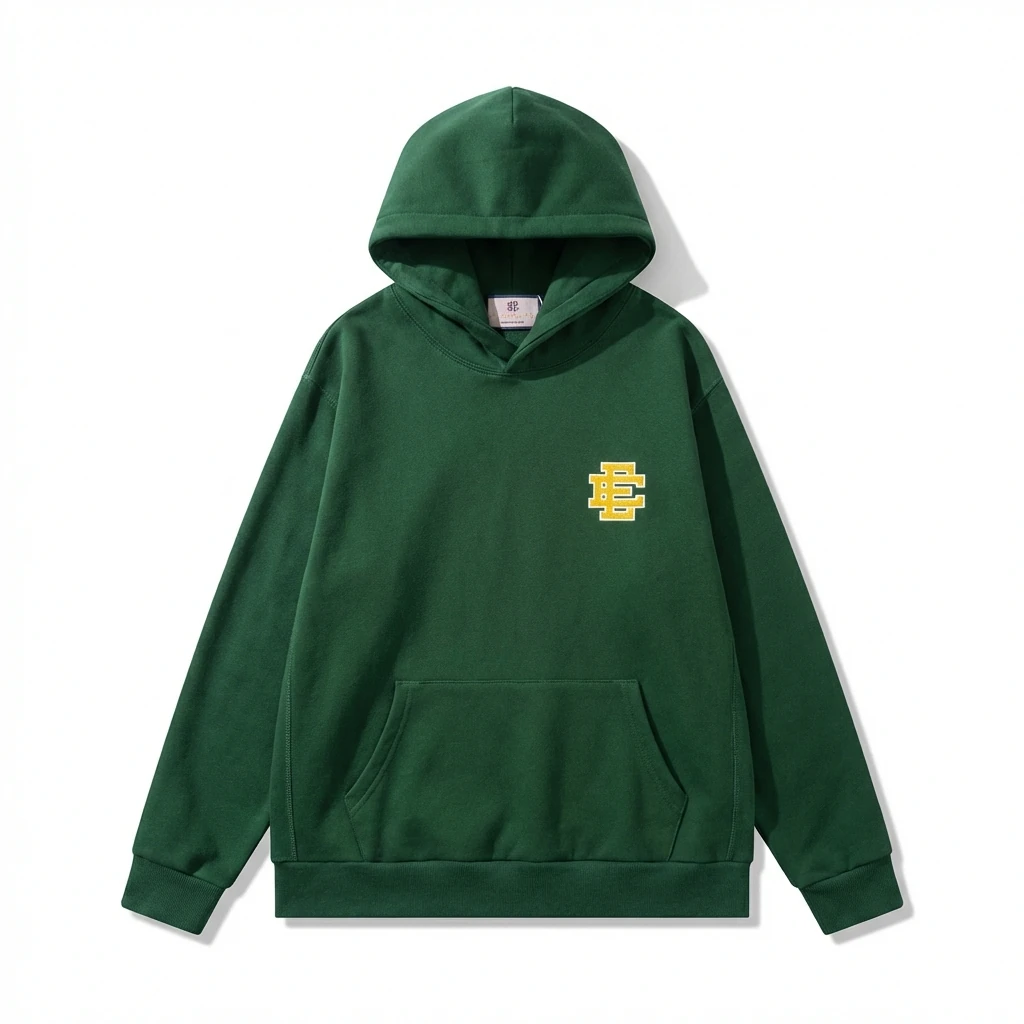 Eric Emanuel American retro green sweatshirt